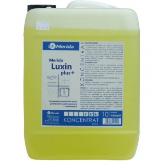 Do mycia powierzchni nabłyszczanych i szkliwionych 10L MERIDA LUXIN PLUS NMU601