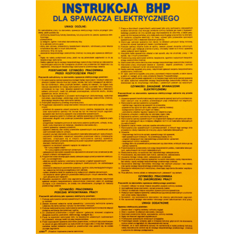 Instrukcja BHP dla spawacza elektr. (PCV) 250x350 Z IBM09 P